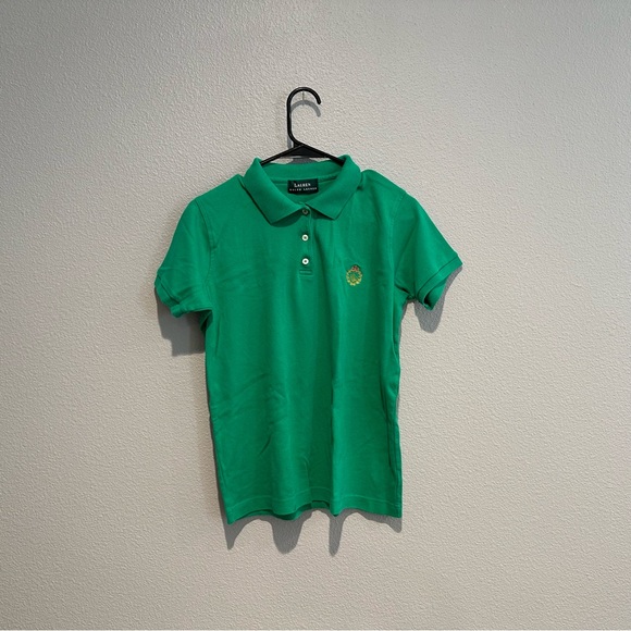 Vintage Polo Ralph Lauren green Lacrosse baby tee